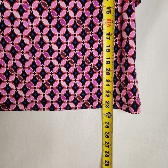 SO Goods For Life Pink and Black Flutter Sleeve Blouse Size XL Cottage Core - Picture 5 of 8